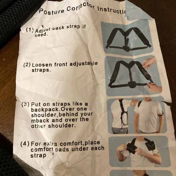 NWT Deasen Figure 8 Posture and Alignment Shoulder Back Support - Picture 3 of 6